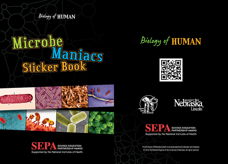 Microbe Maniacs Is Available As A Sticker Book